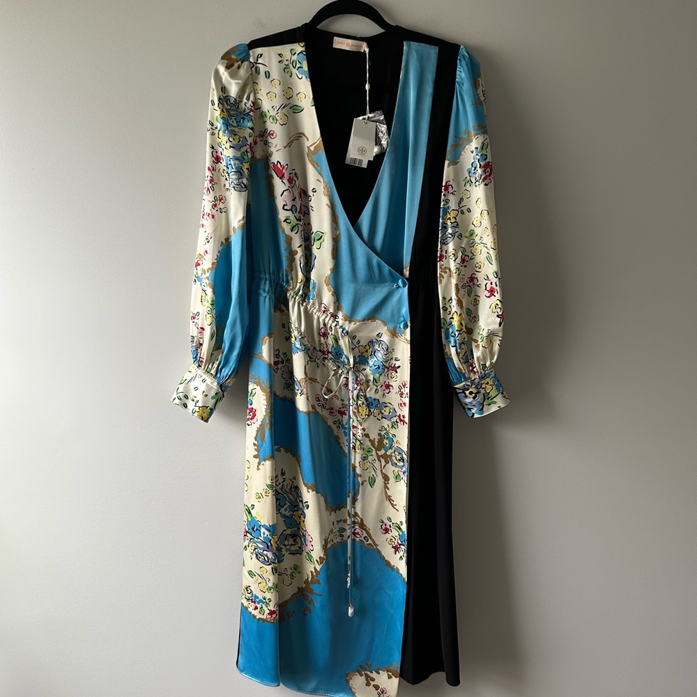 Tory Burch floral printed drawstring dress